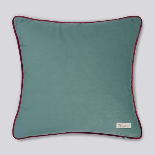 Rang Baagh Cushion Cover - Blue - Preetier