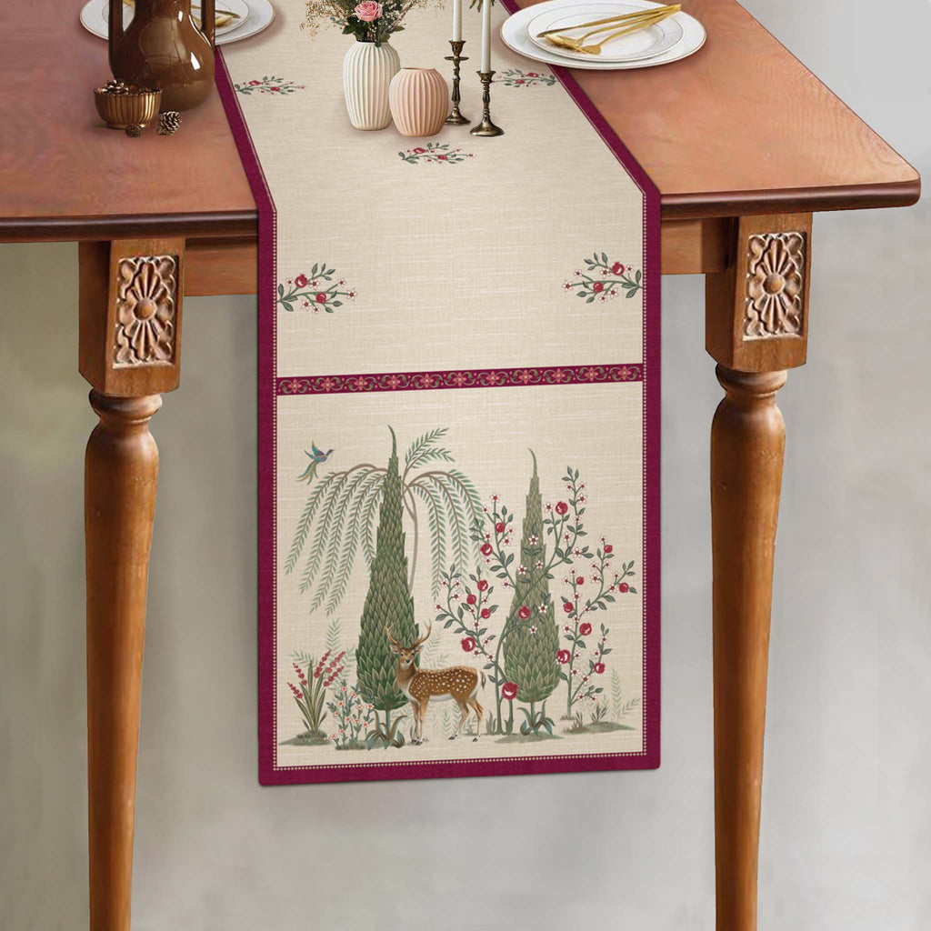 Whispering Grove Table Runner - Beige