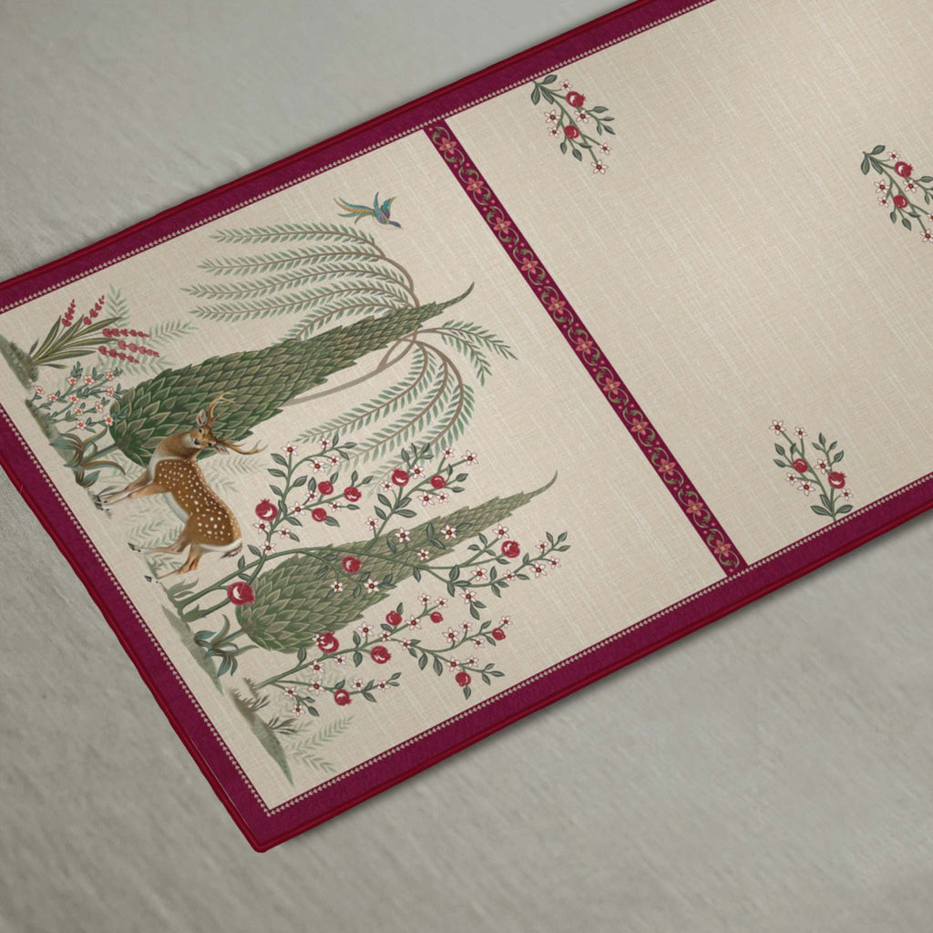 Whispering Grove Table Runner - Beige