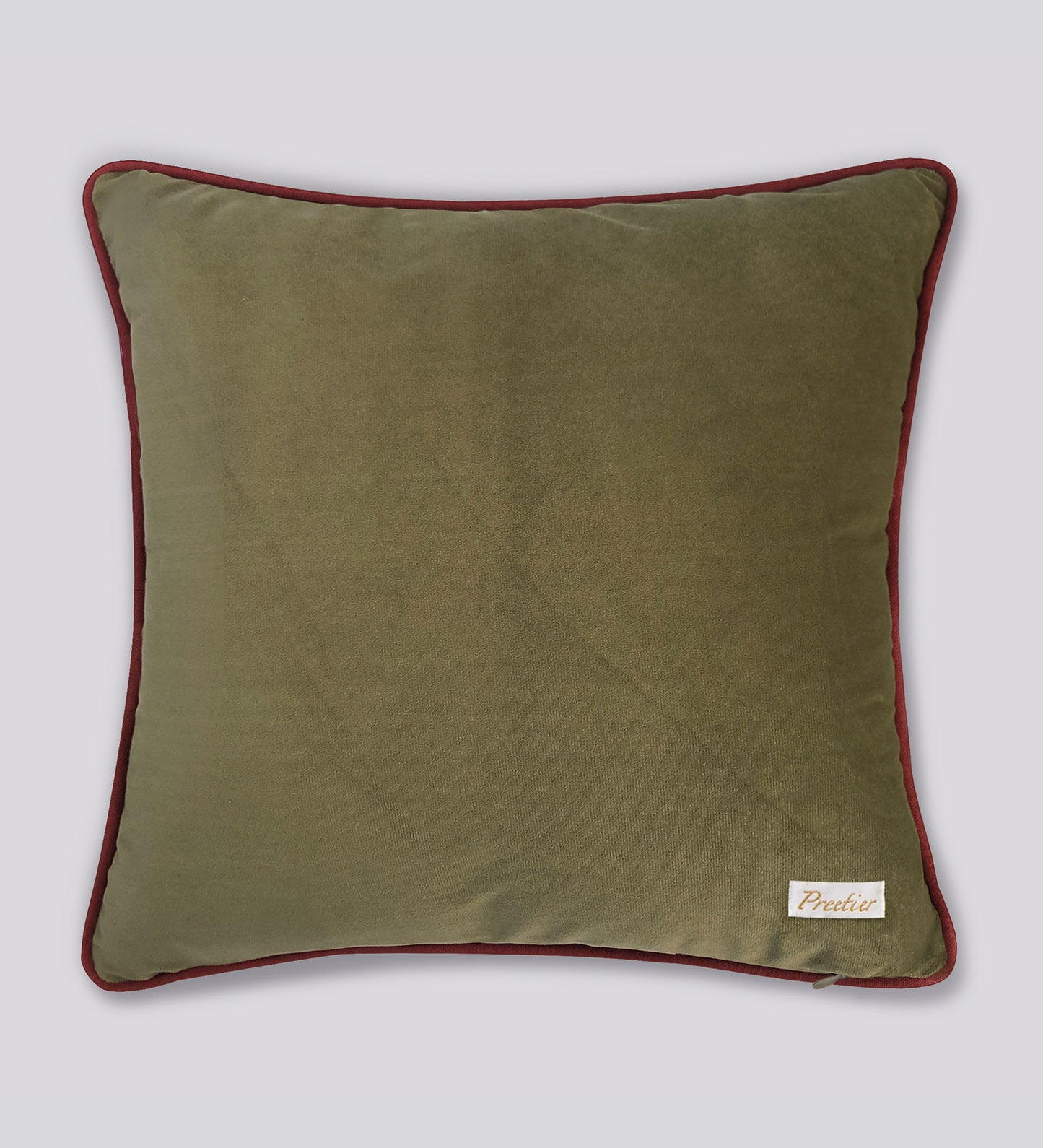 Preetier Pichwai Cushion Cover – Beige Devotion