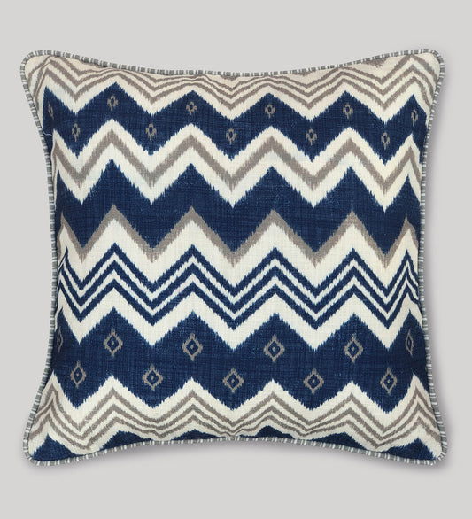 Ikat Lehar Cushion Cover