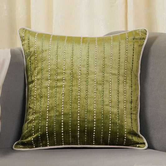 Polka Dance Embroidery Cushion Cover - Preetier