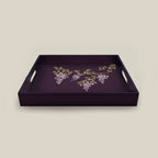 Elegant Square Serving Tray – Modern Wooden Tray for Home Décor and Kitchen Use by Preetier 