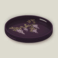 Large Round Wooden Serving Tray – Perfect for Breakfast in Bed and Table Styling by preetier