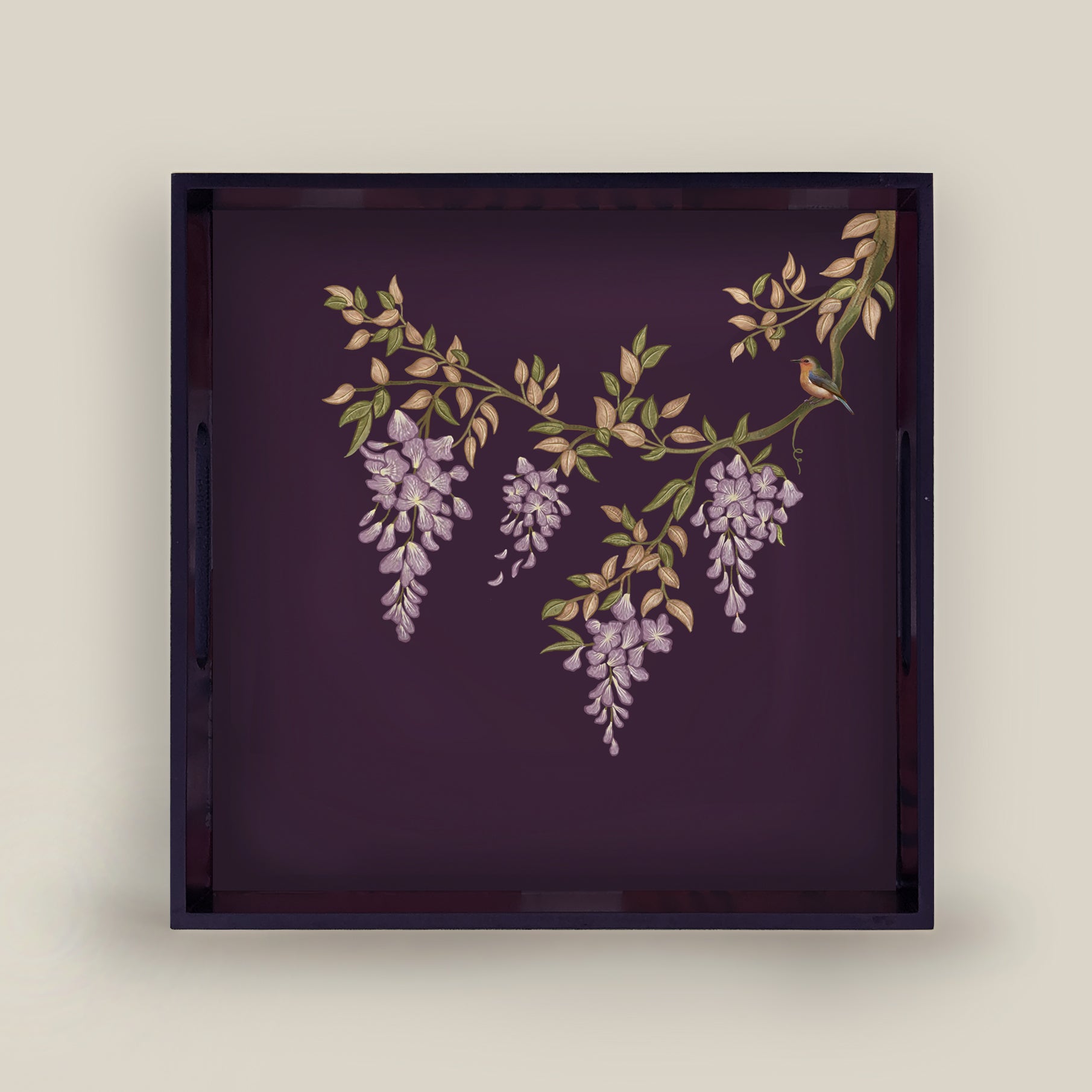 Designer Auriele Serving Tray – Premium Handcrafted Wooden Tray for Modern and Classic Table Settings by Preetier.