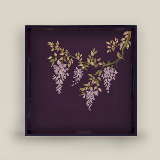 Designer Auriele Serving Tray – Premium Handcrafted Wooden Tray for Modern and Classic Table Settings by Preetier.
