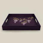 Premium Square Serving Tray – Durable Wooden Tray for Tea, Coffee, and Dining Table by Preetier